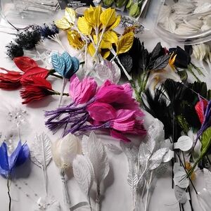 Artificial Leaves Bulk Lot Weddings Corsages Prom Business Supplies Assorted